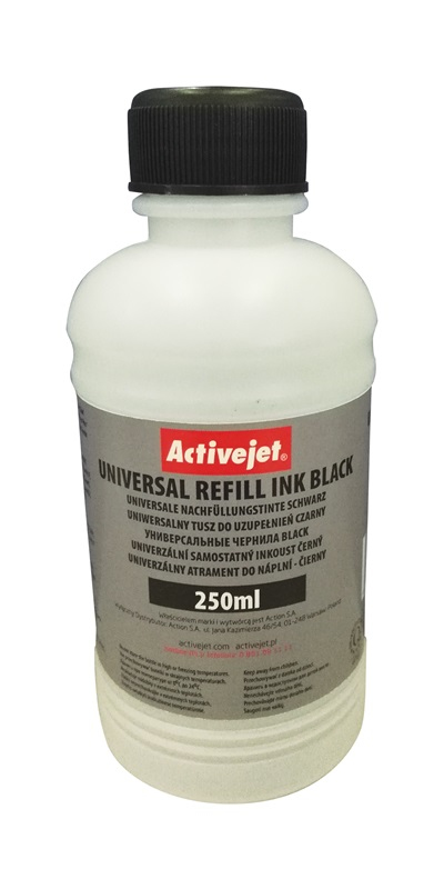 ActiveJet URB-250BK Universal Automatisch navulsysteem; 250 ml; zwart