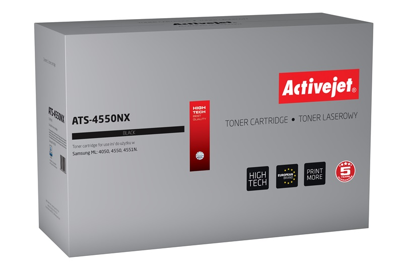 ActiveJet ATS-4720N Toner voor Samsung-printer; Samsung SCX-4720D5 vervanging; Opperste; 5000 pagina's; zwart.