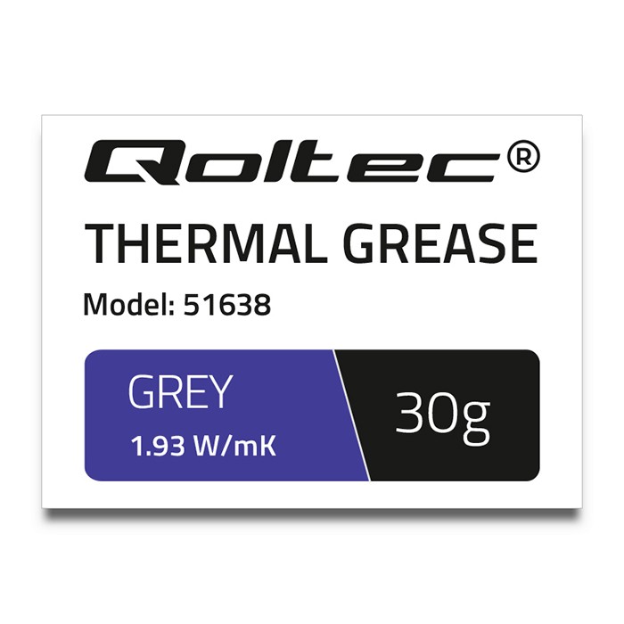 Qoltec Thermal grease 1.93 W/m-K | 30g | grey