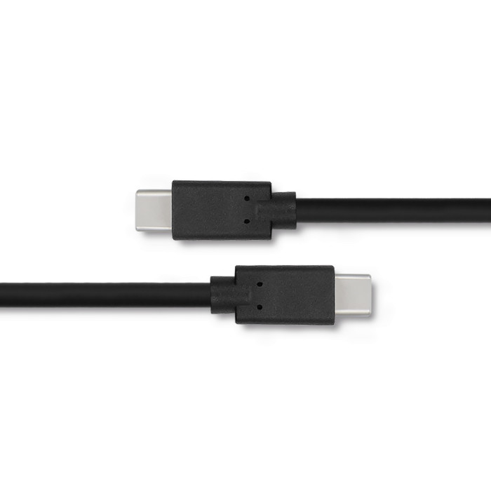Qoltec USB 3.1 type C mannelijke kabel | USB 3.1 type C mannetje | 1,4m | Zwart.