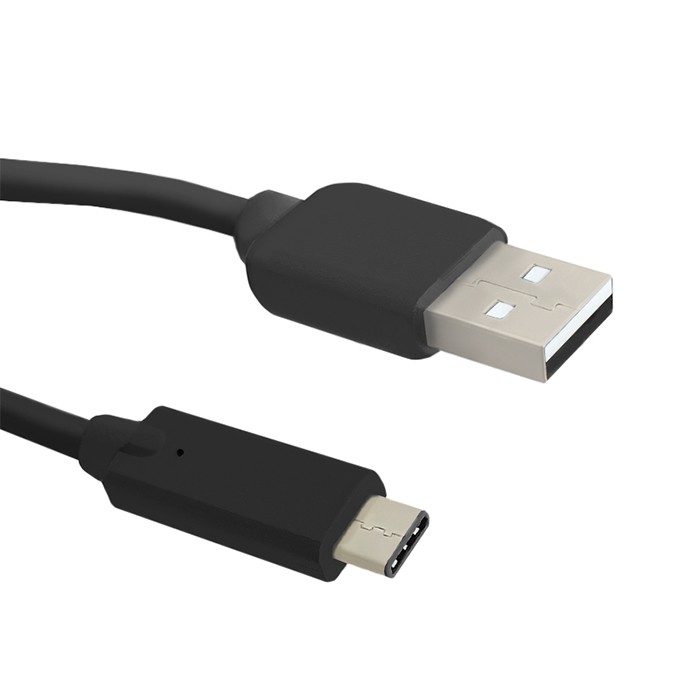 Qoltec 50484 USB-kabel 1,8 m USB 2.0 USB A USB C Zwart