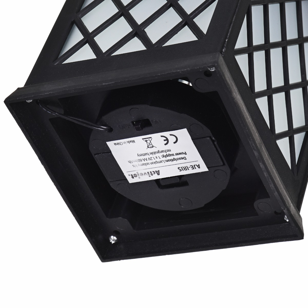 Activejet AJE-IRIS, Buitengebruik hangverlichting, Zwart, Wit, Kunststof, Roestvrijstaal, IP44, Entree, Tuin, Patio, Wit