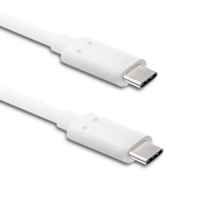 Qoltec 50508 câble USB 1 m USB 3.2 Gen 1 (3.1 Gen 1) USB C Blanc