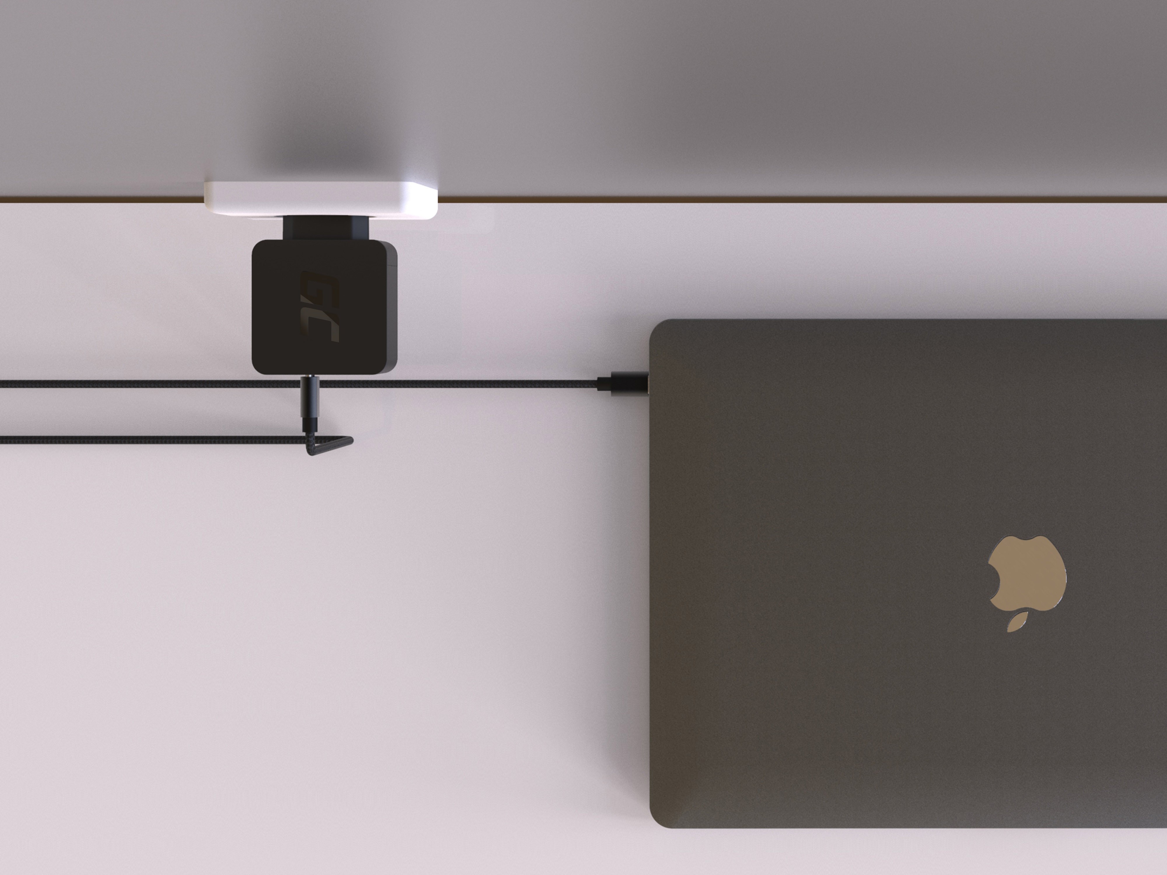 GREEN CELL Oplader USB-C 60W PD Met Kabel USB-C voor Apple MacBook Pro 13, Asus ZenBook, HP Spectre, Lenovo ThinkPad