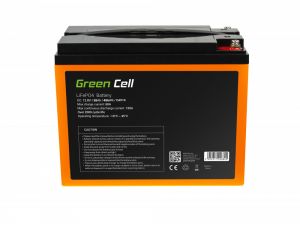 Batterij Lithium-ijzerfosfaat LiFePO4 Green Cell 12V 12,8V 38Ah voor fotovoltaïsche installatie, campers en boten
