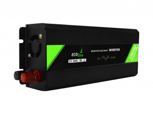 EcoLine - Omvormer 12V Naar 220V/230V - 1000w Vermogen - Gemodificeerde sinus - Auto omvormer