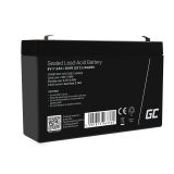 Batteria AGM VRLA 6V 7.2Ah esente da manutenzione per sistemi di allarme e giocattoli